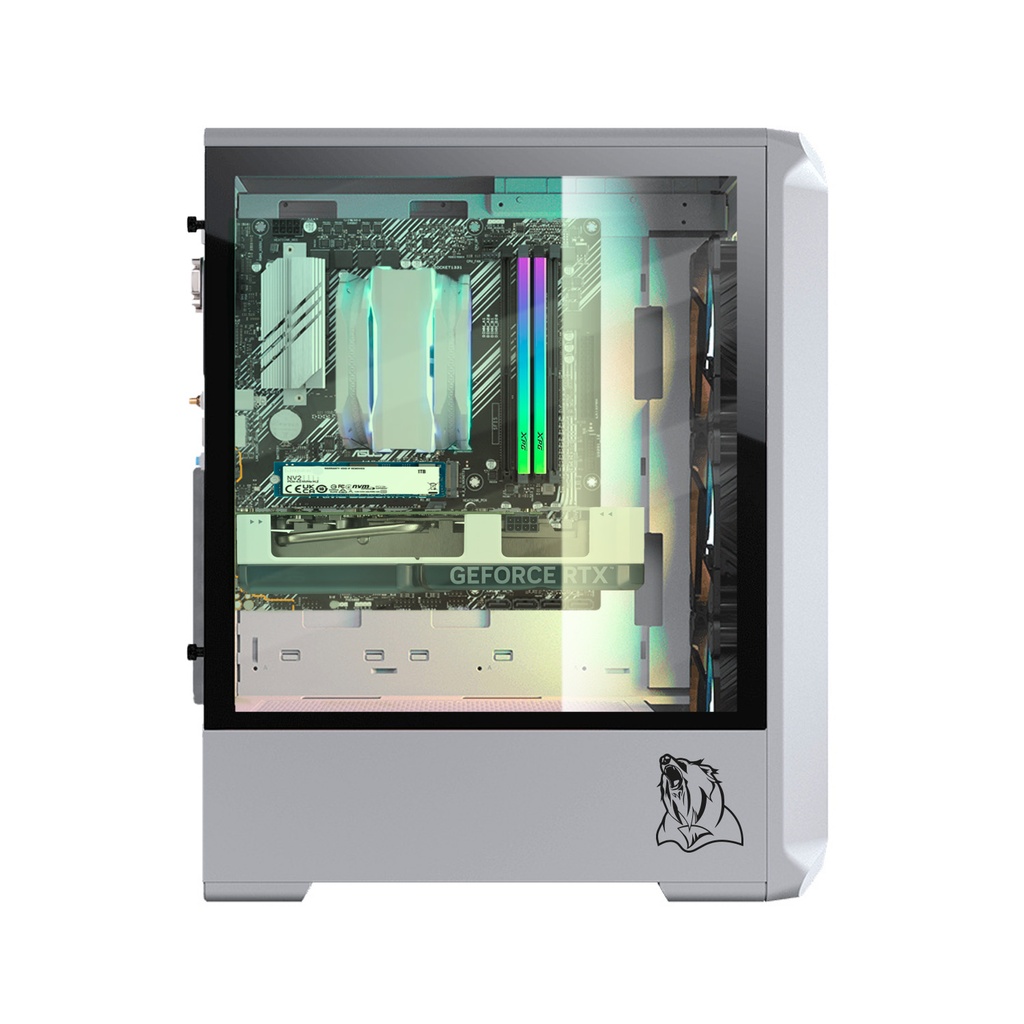 PC GAMER GRIZZLY AMD RYZEN 7 5700G 3.8 GHZ RTX4060 M.2 1TB 16GB WIFI BT PG-AMD050 UN AÑO DE GARANTIA