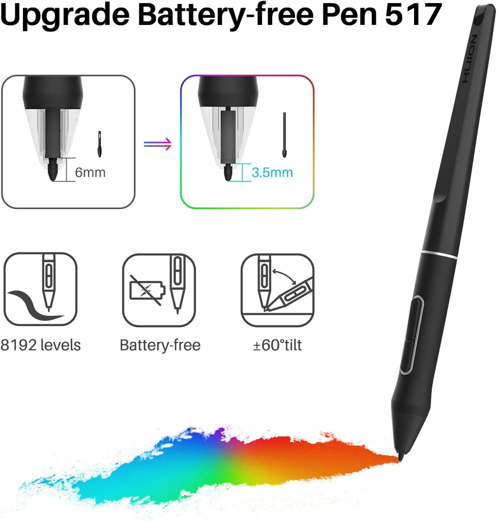 TABLETA GRAFICA DE DIBUJO HUION KAMVAS 22 PLUS GS2202 11M DE GARANTIA