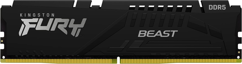 RAM KINGSTON FURY BEAST DDR5 32GB 5200 NEGRO KF552C40BB-32 1 AÑO DE GARANTIA