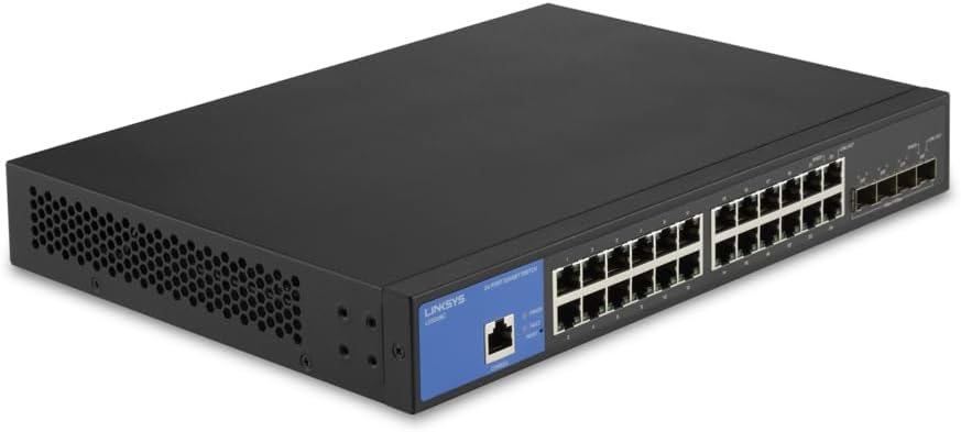 SWITCH LINKSYS LGS328C 24 PUERTOS GIGABIT 1000MBPS 128 GBITS LGS328C 11M GARANTIA