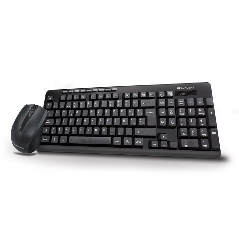 REMATE KIT DE TECLADO Y MOUSE INALAMBRICO TECH ZONE TZ16COMB01-INA 1M DE GARANTIA