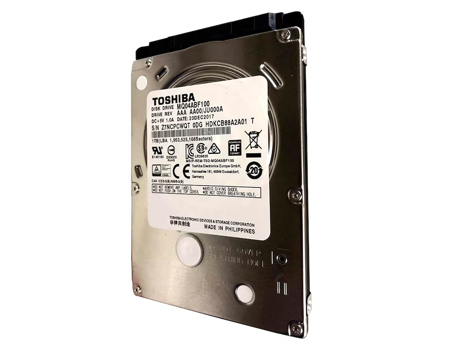 DD TOSHIBA NUEVO 1TB 2.5"  MQ04ABF100 11M DE GARANTIA