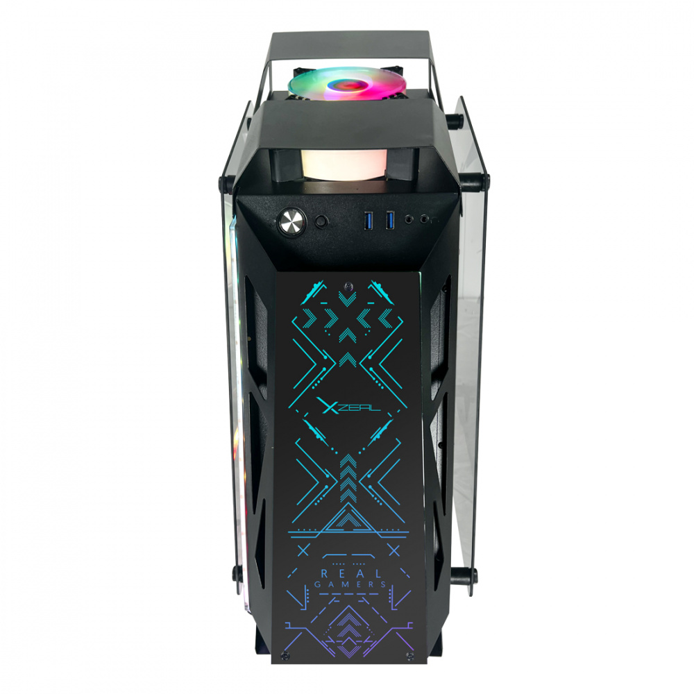 GABINETE XZEAL IR02 CON VENTANA MATX S/FUENTE BLANCO XZGAIRRGBW ARGB CON 1CONTROL GARANTIA DIRECTO CON EL FABRICANTE