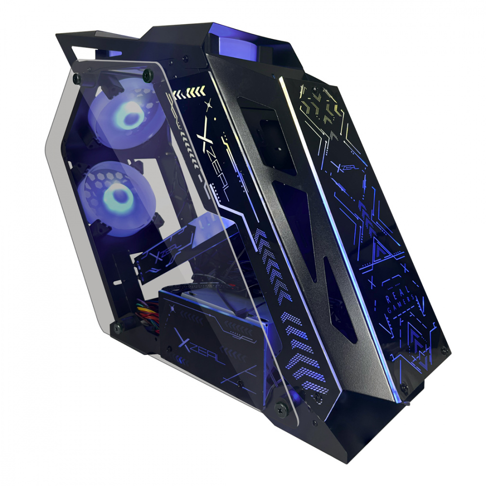 GABINETE XZEAL IR02 CON VENTANA MATX S/FUENTE BLANCO XZGAIRRGBW ARGB CON 1CONTROL GARANTIA DIRECTO CON EL FABRICANTE
