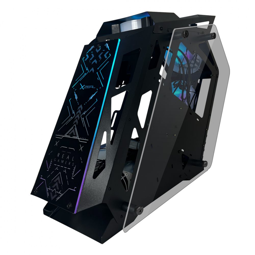 GABINETE XZEAL IR02 CON VENTANA MATX S/FUENTE BLANCO XZGAIRRGBW ARGB CON 1CONTROL GARANTIA DIRECTO CON EL FABRICANTE