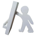 SOPORTE DE MADERA PARA CELULAR MUÑECO YEYO BLANCO SIN GARANTIA