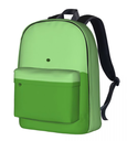 MOCHILA CON DIVICIONES COLOR VERDE/NEGRO SIN GARANTIA