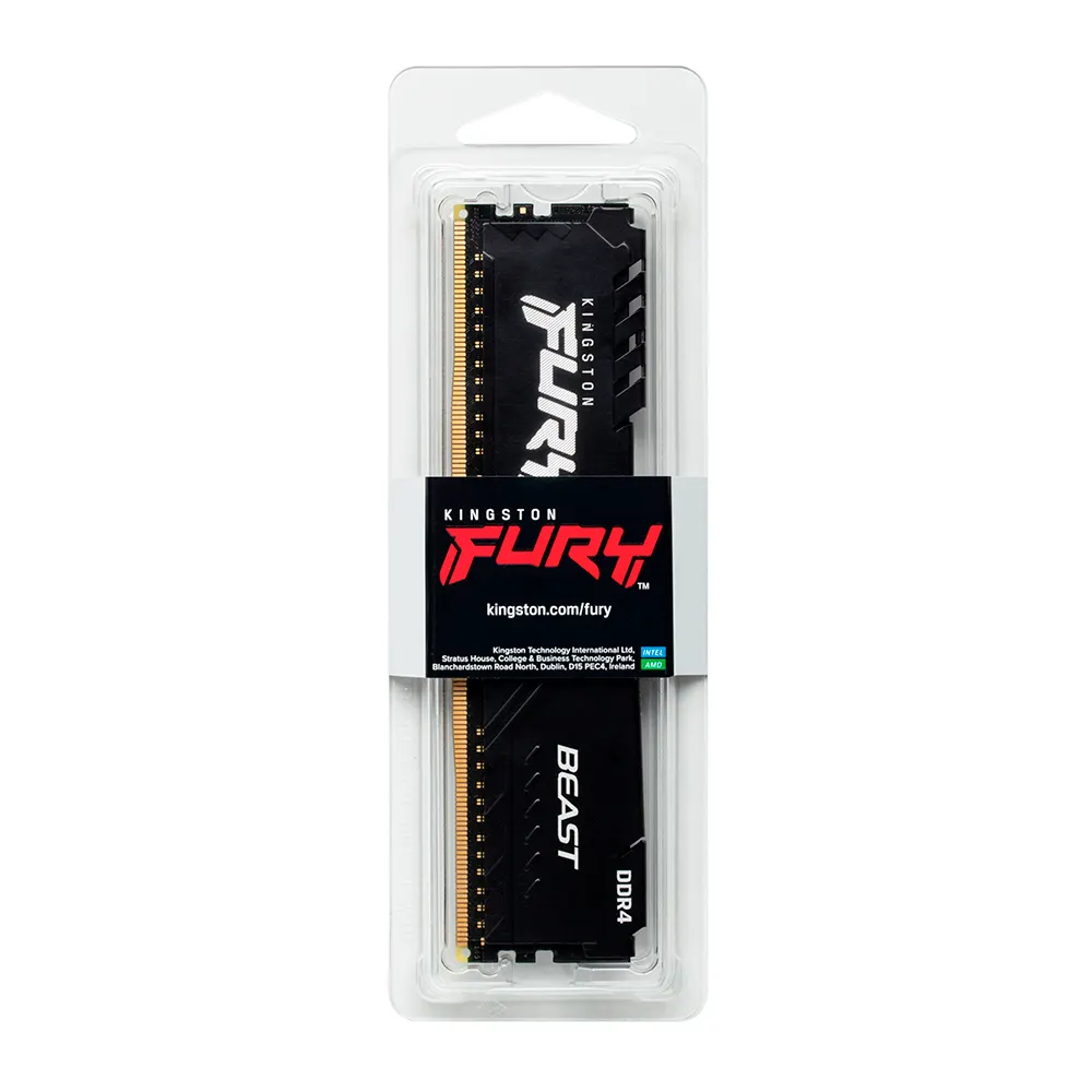 RAM KINGSTON FURY IMPACT SODDR4 LAP 16GB 2666 NEGRO KF426S16IB/16 1AÑO DE GARANTIA