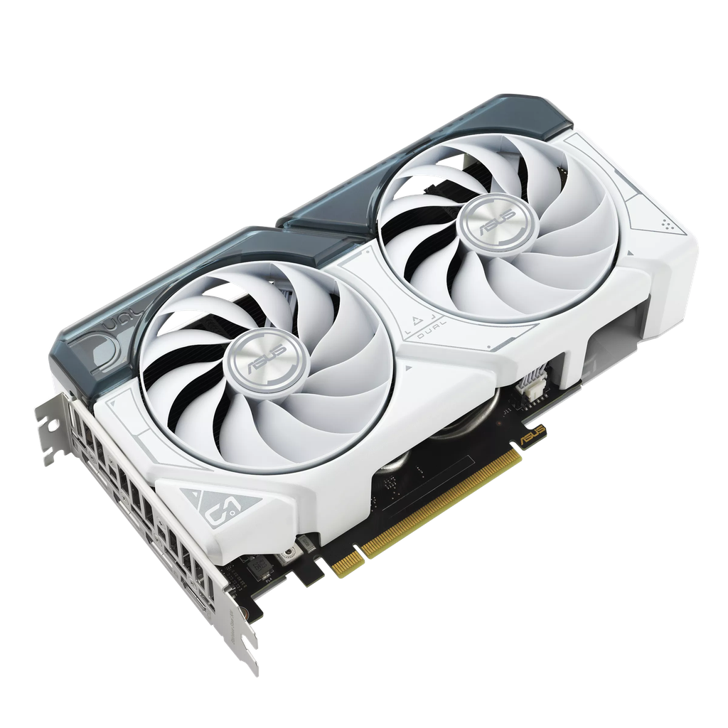 TVIDEO ASUS DUAL RTX4060 OC 8GB WHITE DDR6 HDMI DUAL-RTX4060-O8G-WHITE 90YV0JC2-MVAA00 1 AÑO DE GARANTIA