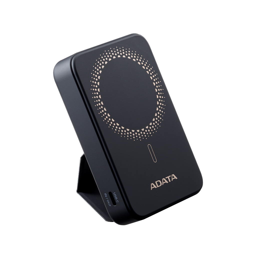 POWER BANK ADATA R100 CARGA INALAMBRICA USB-C NEGRO PR100-12BK 6M DE GARANTIA