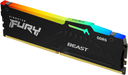 RAM KINGSTON FURY BEAST DDR5 32GB 4800 RGB NEGRO KF548C38BBA-32 1 AÑO DE GARANTIA