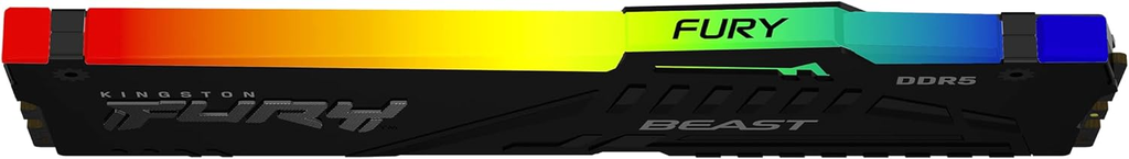 RAM KINGSTON FURY BEAST DDR5 32GB 4800 RGB NEGRO KF548C38BBA-32 1 AÑO DE GARANTIA