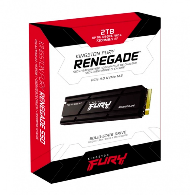 SSD KINGSTON FURY RENEGADE 2TB M.2 CON DISIPADOR PCIE4.0 NVME SFYRDK/2000G 1AÑO DE GARANTIA