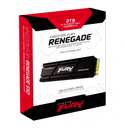 SSD KINGSTON FURY RENEGADE 2TB M.2 CON DISIPADOR PCIE4.0 NVME SFYRDK/2000G 1AÑO DE GARANTIA
