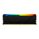 RAM KINGSTON FURY BEAST DDR4 32GB 3200 NEGRO RGB KF432C16BB2A/32 1 AÑO DE GARANTIA