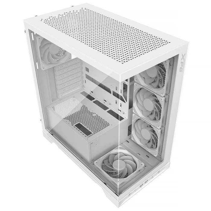 GABINETE ADATA XPG INVADER X BLANCO ARGB ATX S/FUENTE CRISTAL INVADERXMT-WHCWW 11M DE GARANTIA