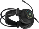 DIADEMA XZEAL GAMER XZ2015 NEGRO 3.5MMMIC  UNIDIRECCIONAL  DESMONTABLE/FLEXIBLE  PC/CONSOLAS XZHD205B 6M DE GARANTIA