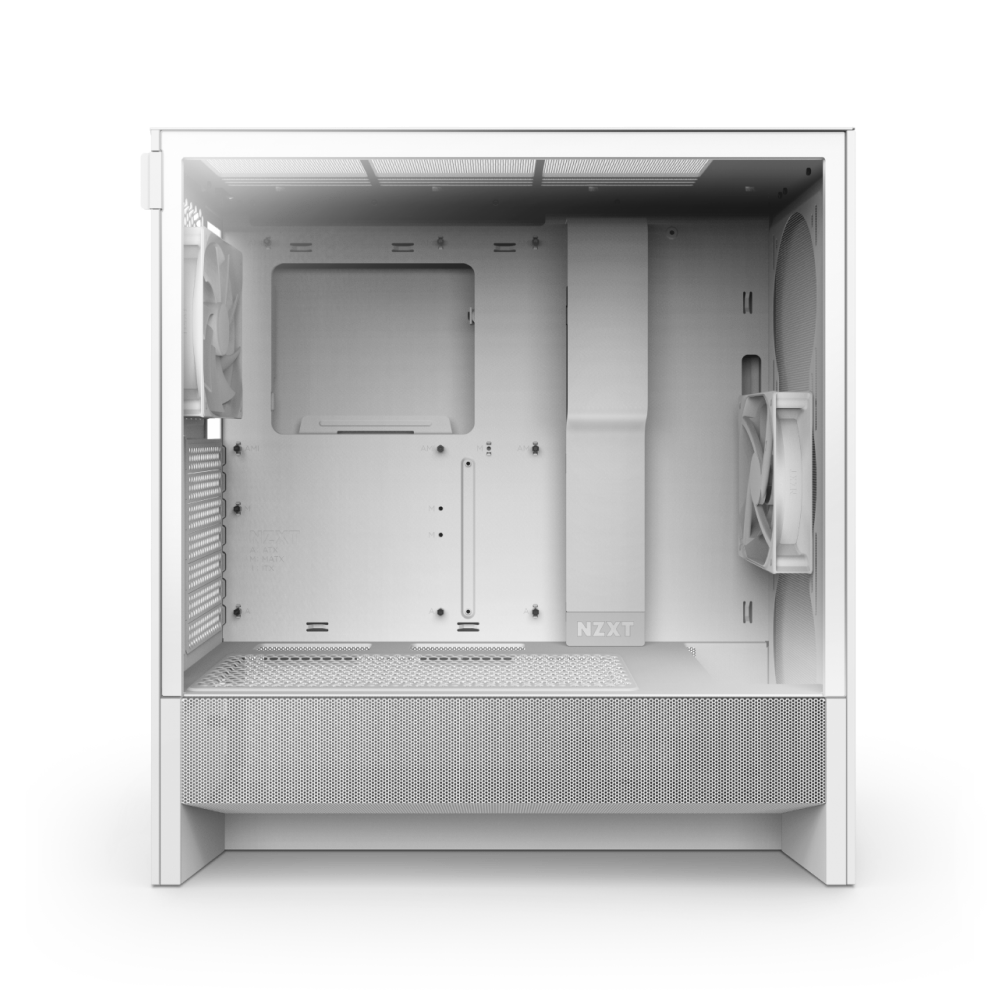 GABINETE NZXT H5 FLOW EDITION BLANCO ATX S/FUENTE CRISTAL CC-H52FW-01 1AÑO DE GARANTIA