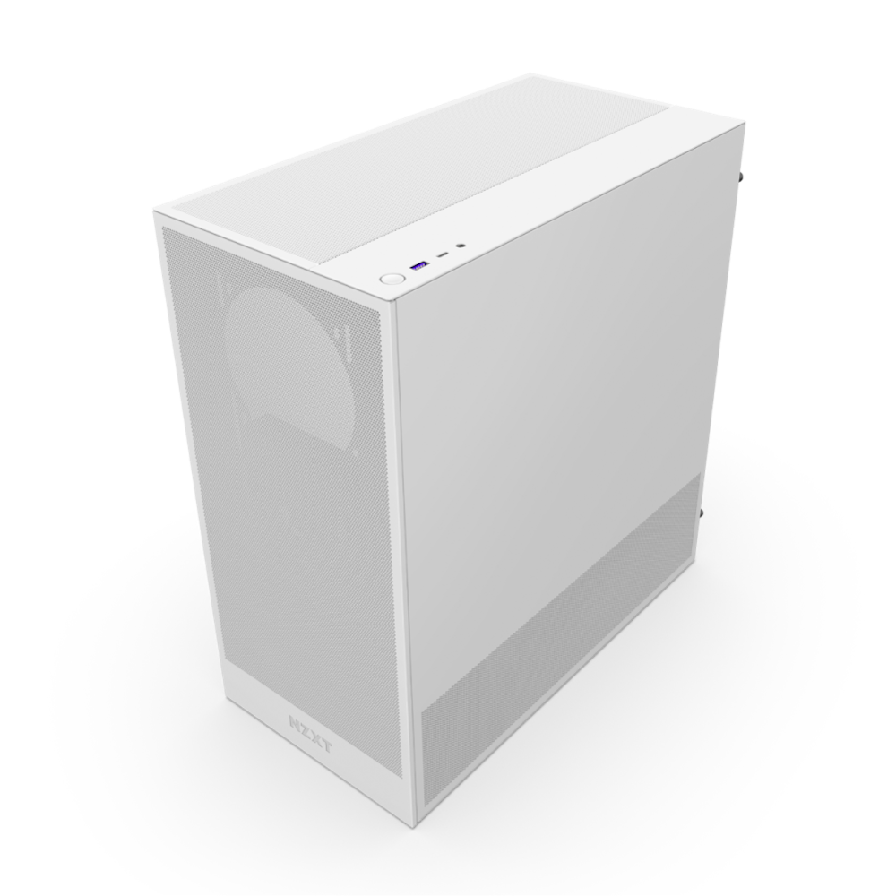 GABINETE NZXT H5 FLOW EDITION BLANCO ATX S/FUENTE CRISTAL CC-H52FW-01 1AÑO DE GARANTIA