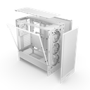 GABINETE NZXT H5 FLOW RGB EDITION BLANCO ATX S/FUENTE CRISTAL CC-H52FW-R1 1AÑO DE GARANTIA