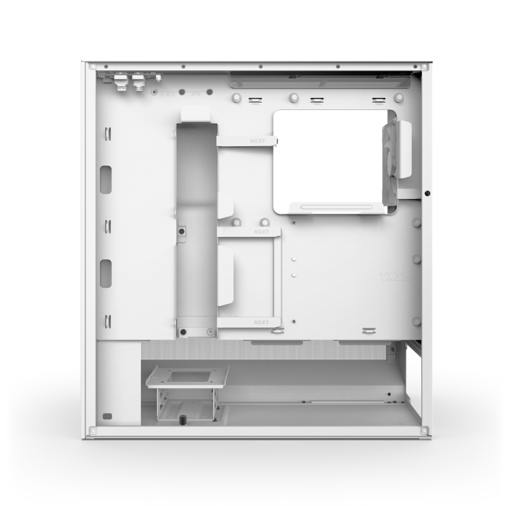 GABINETE NZXT H5 FLOW RGB EDITION BLANCO ATX S/FUENTE CRISTAL CC-H52FW-R1 1AÑO DE GARANTIA