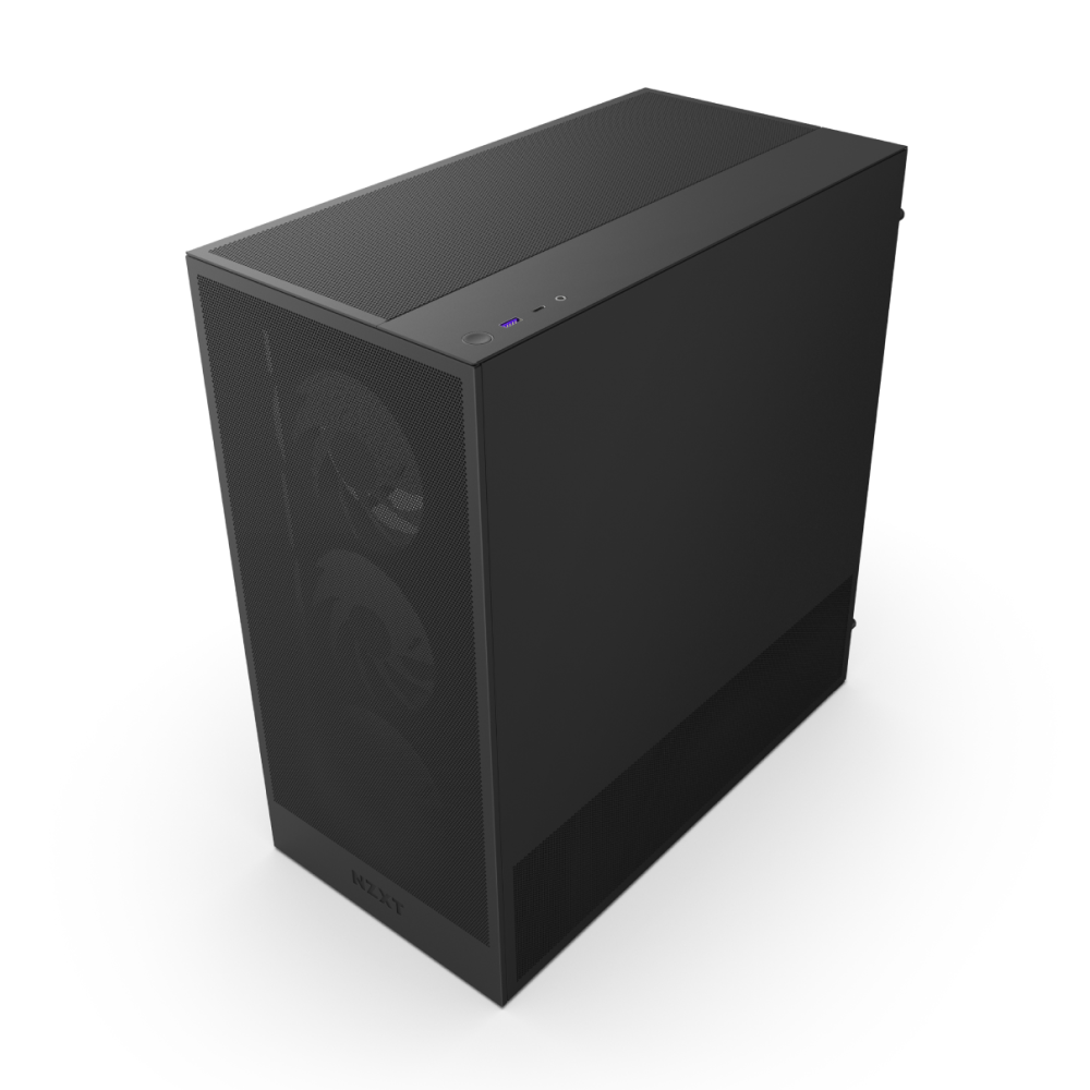 GABINETE NZXT H5 FLOW RGB EDITION NEGRO ATX S/FUENTE CRISTAL CC-H52FB-R1 1AÑO DE GARANTIA