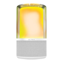 BOCINA ACTECK GLEE PURE AP70 BLANCO BLUETOOTH 5.2 3.5MM USB-C ILUMINACION LED ELITE SERIES AC-936392 03M DE GARANTIA