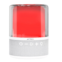 BOCINA ACTECK GLEE PURE AP50 BLANCO BLUETOOTH 5.2 3.5MM USB-C ILUMINACION LED ELITE SERIES AC-936415 03M DE GARANTIA