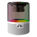 BOCINA ACTECK GLEE PURE AP30 BLANCO BLUETOOTH 5.2 3.5MM ISB-C ILUMINACION LED ADVANCED SERIES AC-936439 03M DE GARANTIA