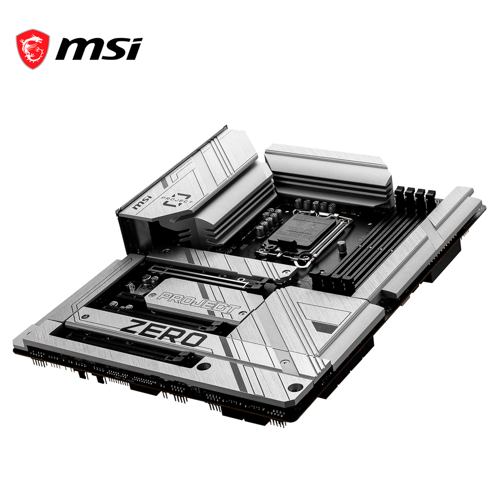 MB MSI Z790 PROJECT ZERO INTEL 14VA DDR5 256GB ATX WIFI HDMI DP LGA1700 Z790 PROJECT ZERO 12M DE GARANTIA