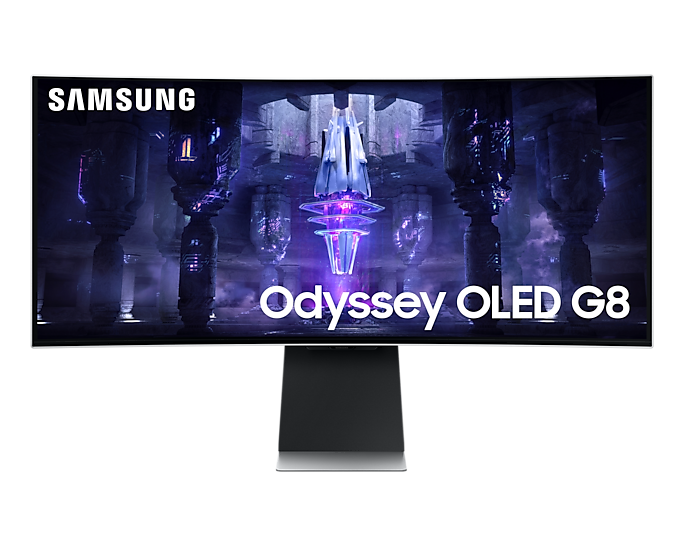 MONITOR SAMSUNG 34" GAMING ODYSSEY CURVO 0.03MS 175HZ 4K UHD MICRO HDMI MINI DP USB-C PLATA LS34BG850SLXZX GARANTIA CON FABRICANTE