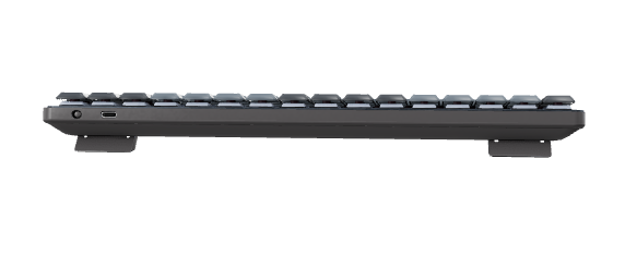 TECLADO LOGITECH MECANICO MX MINI GRAPHITO GRIS  BLUETOOTH 920-010846 11M DE GARANTIA