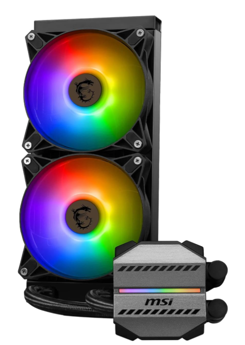 ENFRIAMIENTO MSI M240 ARGB NEGRO LGA1700/AM5 MAG CORELIQUID M240 12M DE GARANTIA