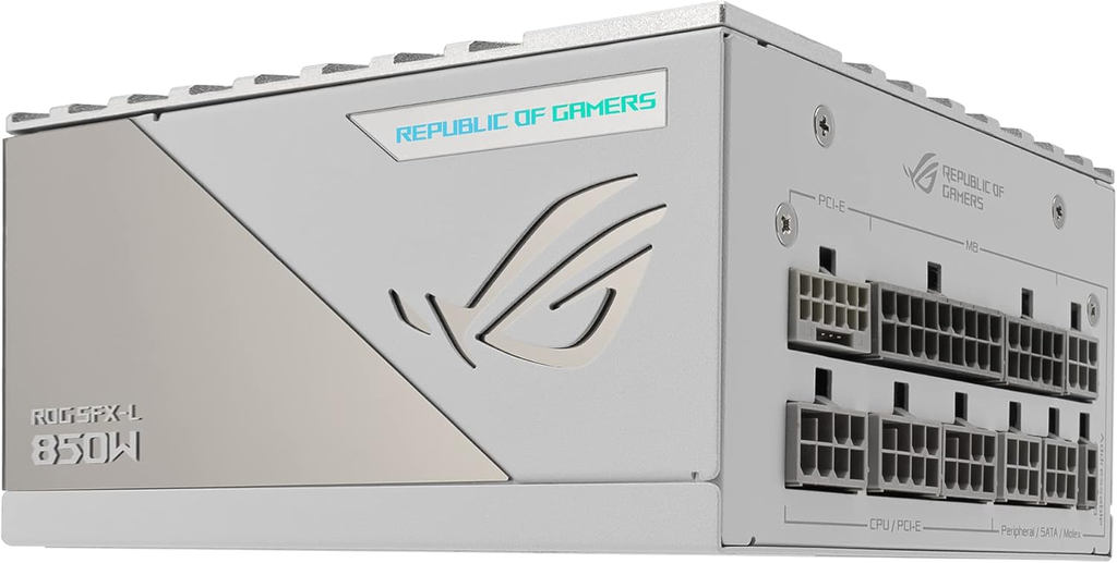 FUENTE ASUS ROG LOKI 850P SFX-L GAMING 850W PLATINIUM WHITE RGB DIRECCIONABLE  90YE00N2-B0NA00 1AÑO DE GARANTIA