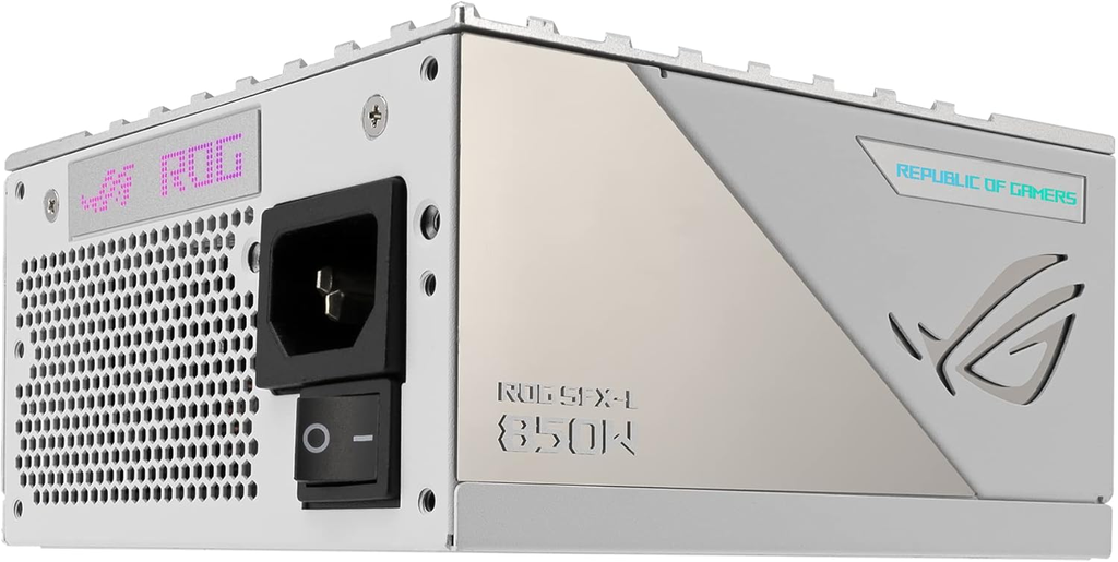 FUENTE ASUS ROG LOKI 850P SFX-L GAMING 850W PLATINIUM WHITE RGB DIRECCIONABLE  90YE00N2-B0NA00 1AÑO DE GARANTIA