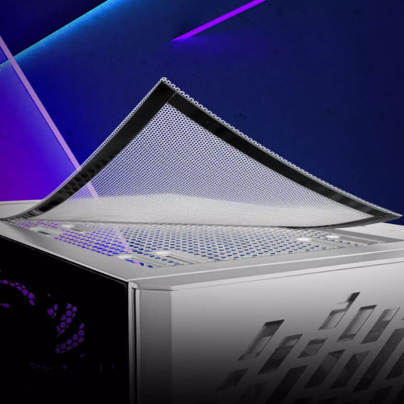 GABINETE ADATA XPG VALOR MESH BLANCO ATX S/FUENTE CISTAL VALORMESHMT-WHCWW
