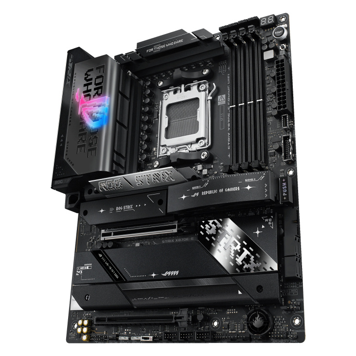 MB ASUS ROG STRIX X870E-E GAMING WIFI  AM5 DDR5 ATX HDMI DP 90MB1IB0-M0AAY0 1AÑO DE GARANTIA