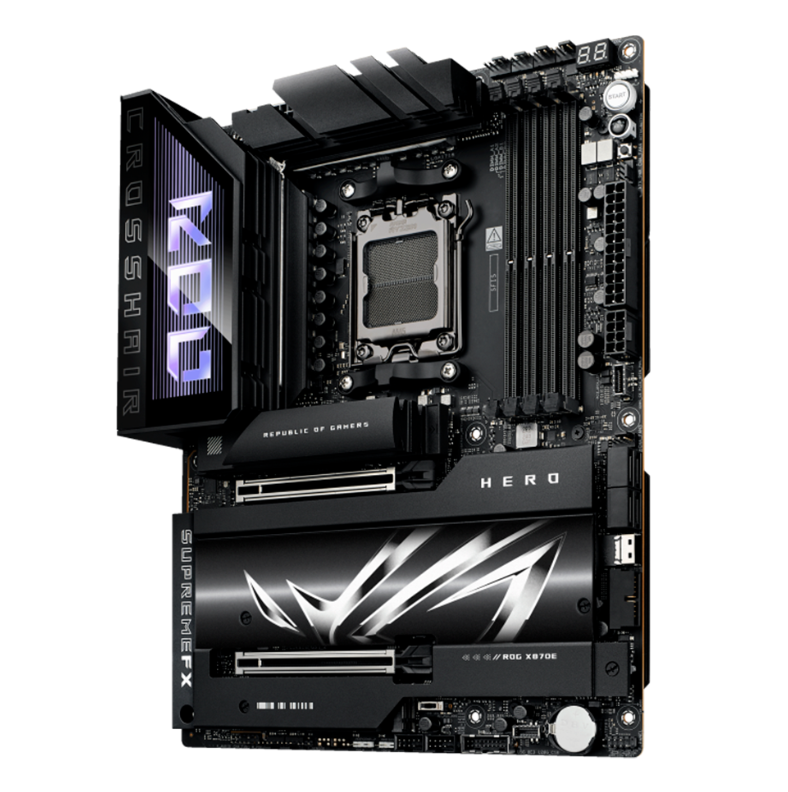 MB ASUS ROG CROSSHAIR X870E HERO AM5 WIFI DDR5 ATX HDMI DP 90MB1IE0-M0AAY0 1 AÑO DE GARANTIA