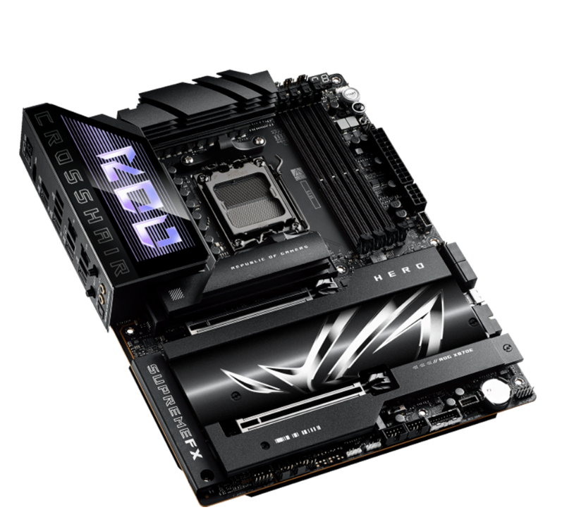 MB ASUS ROG CROSSHAIR X870E HERO AM5 WIFI DDR5 ATX HDMI DP 90MB1IE0-M0AAY0 1 AÑO DE GARANTIA