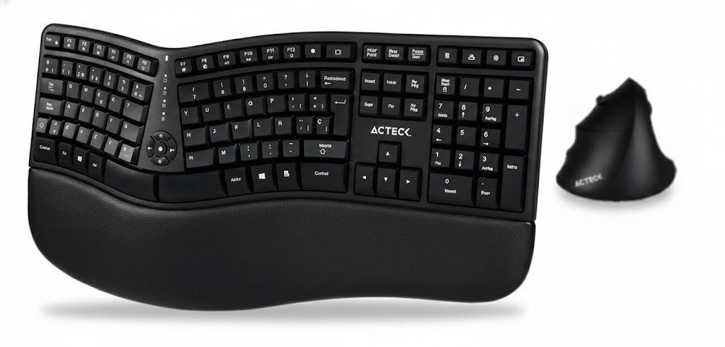 KIT 2 EN 1 WIFI ACTECK ERGONOMICO VIRTUOS FITT MK770 MULTIMEDIA TEC MOU NEGRO AC-936248 6M DE GARANTIA