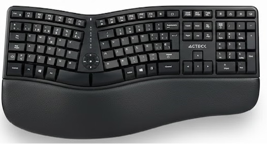 KIT 2 EN 1 WIFI ACTECK ERGONOMICO VIRTUOS FITT MK770 MULTIMEDIA TEC MOU NEGRO AC-936248 6M DE GARANTIA