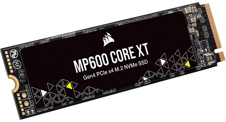 SSD CORSAIR MP600 CORE XT 4TB M.2 PCIEX 4.0 NVME 2280 CSSD-F4000GBMP600CXT 1AÑO DE GARANTIA