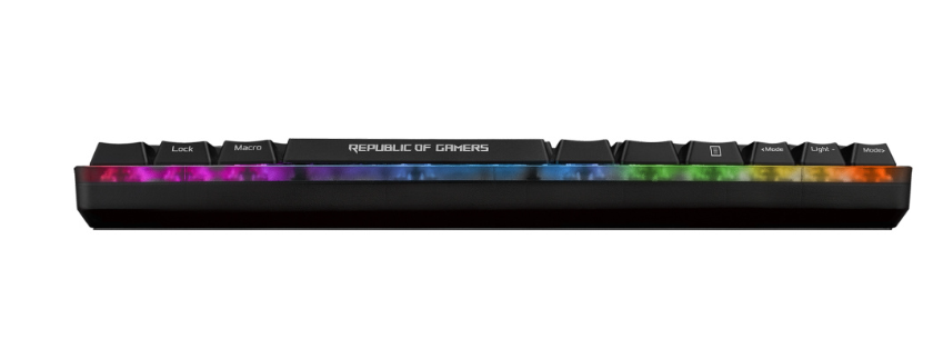 TECLADO ASUS ROG M601 FALCHION NX/NXBL AURA SYNC RGB MECANICO INALAMBRICO ROG NX PBT 2P-C-A NEGRO 90MP01Y8-BKUA00 1 AÑO DE GARANTIA