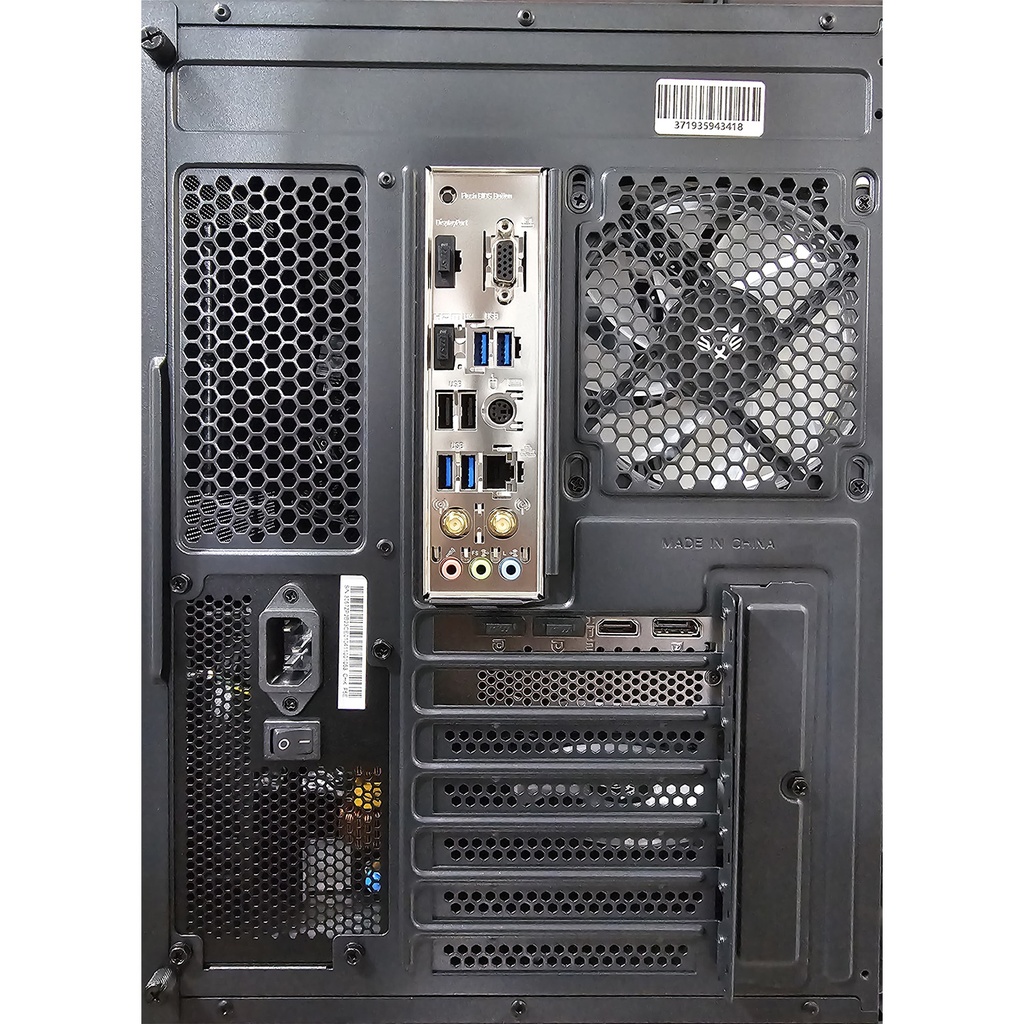 PC GAMER GRIZZLY AMD RYZEN 7 5700X 4.6GHZ RTX4060 32GB M.2 1TB  WIFI BT PG-AMD058 1 AÑO DE GARANTIA