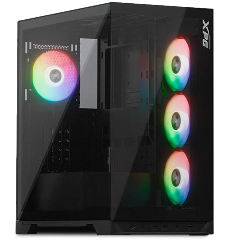 GABINETE ADATA XPG INAVADER X BTF NEGRO ATX S/FUENTE CRISTAL INVADERXBTFMT-BKCWW 11M DE GARANTIA