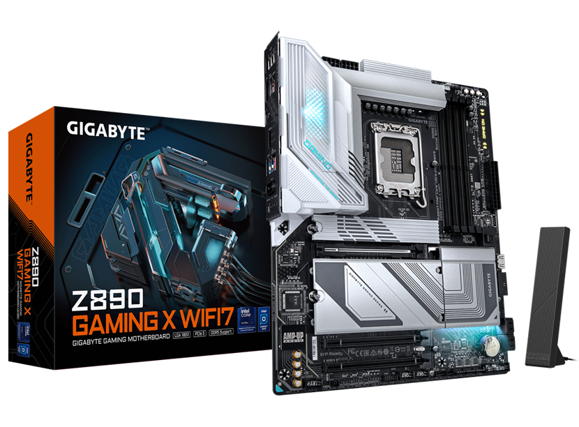 MB GIGABYTE Z890 GAMING X WIFI7 INTEL DDR5 256GB ATX Z890 GAMING X WIFI7 11M DE GARANTIA