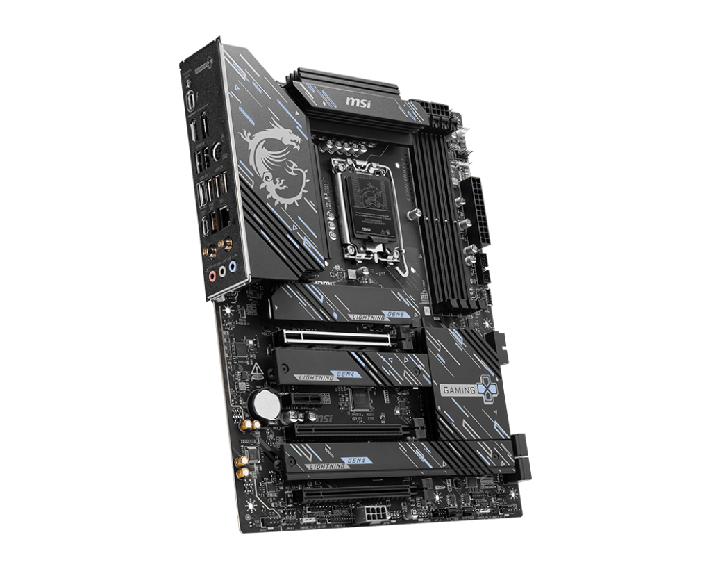 MB MSI Z890 GAMING PLUS WIFI 15VA DDR5 256GB ATX LGA1851 HDMI DP USB-C THUNDERBOLT4 Z890 GAMING PLUS WIFI 12M DE GARANTIA