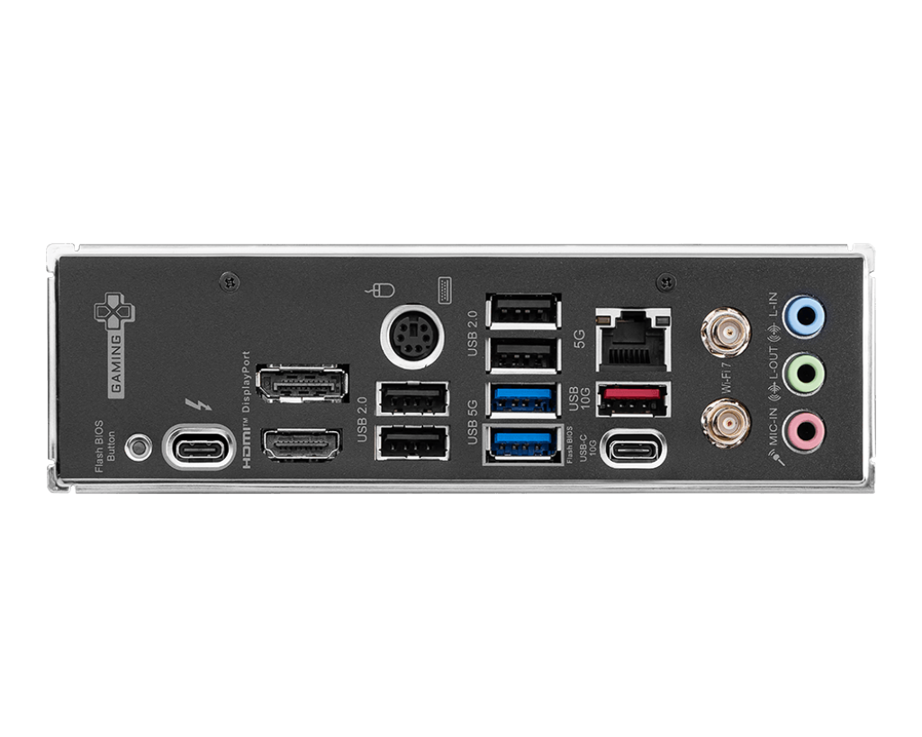 MB MSI Z890 GAMING PLUS WIFI 15VA DDR5 256GB ATX LGA1851 HDMI DP USB-C THUNDERBOLT4 Z890 GAMING PLUS WIFI 12M DE GARANTIA