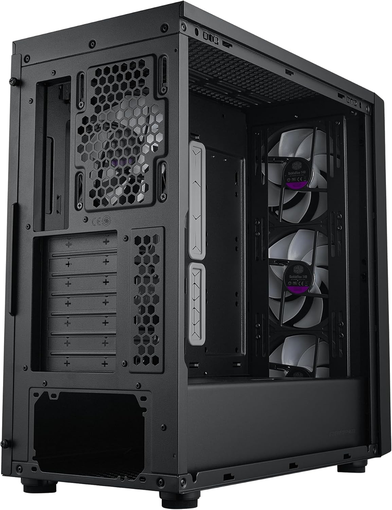 GABINETE COOLER MASTER MASTERBOX 600 NEGRO ARGB M/ATX MB600-KGNN-S00 SIN GARANTIA