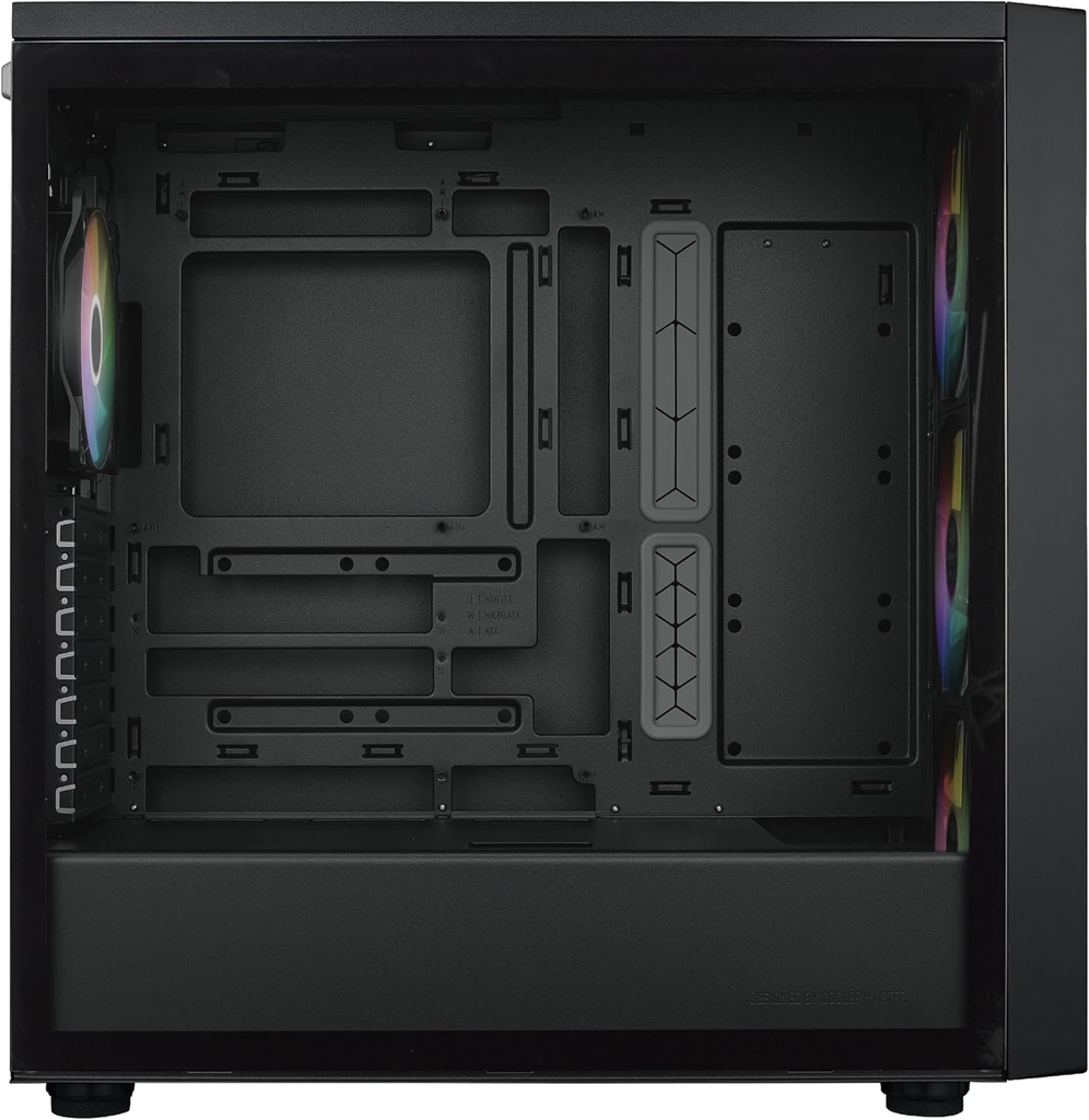 GABINETE COOLER MASTER MASTERBOX 600 NEGRO ARGB M/ATX MB600-KGNN-S00 SIN GARANTIA